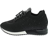 La Strada Baskets basses pour femme - Noir - Textile et synthétique