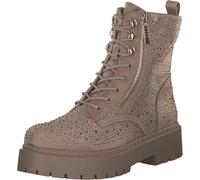 La Strada Bottes à lacets beiges, Beige Micro Stones, 39 EU