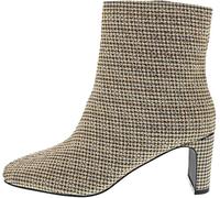 La Strada Bottines beiges, Tissu beige avec pierres noires, 38 EU