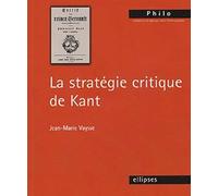 La stratégie critique de Kant