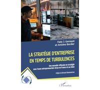 La stratégie d’entreprise en temps de turbulences: Une nouvelle réflexion en stratégie sous l’aune entrepreneuriale vécue en France et au Liban