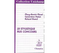 La stylistique aux concours