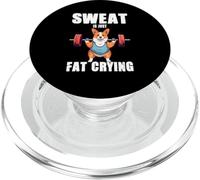 La sueur, c'est juste de la graisse qui pleure, un joli Corgi PopSockets PopGrip pour MagSafe