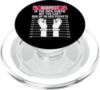 la suspecte est la Tante Riche, mais tu ne Peux Pas la croiser PopSockets PopGrip pour MagSafe