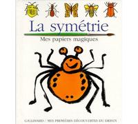 La symétrie: Je dessine avec un pinceau et de l'eau...