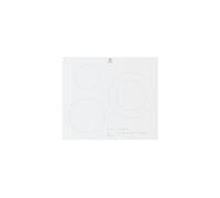La table de cuisson à induction 59cm 3 feux 7350w Electrolux LIT60342CW/1 blanc G