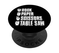 La table des ciseaux en papier rock a vu un halloween drôle PopSockets PopGrip Adhésif