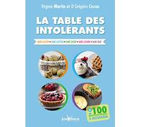 La Table Des Intolérants - Sans Gluten, Sans Lactose, Sans Sucre, Sans Levure, Sans Oeuf