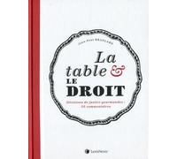 La Table Et Le Droit - Décisions De Justice Gourmandes : 50 Commentaires