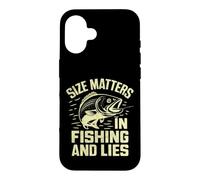 La Taille Compte dans la pêche et la pêche au Mensonge Coque pour iPhone 16