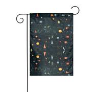 La taille précise de ce drapeau de jardin est de 30,5 x 45,7 cm, ce qui est un rapport d'or soigneusement conçu. Il s'adapte parfaitement à la grande majorité des drapeaux de jardin conventionnels