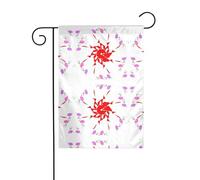 La taille précise de ce drapeau de jardin YYHWHJDE ouvre les petites fleurs est de 30,5 x 45,7 cm, ce qui est un rapport d'or soigneusement conçu. Il s'adapte parfaitement à la grande majorité des