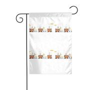 La taille précise de ce drapeau de jardin YYHWHJDE The Bunny Band est de 30,5 x 45,7 cm, ce qui est un rapport d'or soigneusement conçu. Il s'adapte parfaitement à la grande majorité des