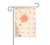 La taille précise de l'image de chrysanthème YYHWHJDE Cartoon de ce drapeau de jardin est de 30,5 x 45,7 cm, ce qui est un rapport d'or soigneusement conçu. Il s'adapte parfaitement à la grande