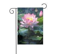 La taille précise de l'image de fleur de lotus asiatique YYHWHJDE est de 30,5 x 45,7 cm, ce qui est un rapport d'or soigneusement conçu. Il s'adapte parfaitement à la grande majorité des jardins