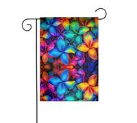 La taille précise de l'image de fleur hawaïenne colorée YYHWHJDE de ce drapeau de jardin est de 30,5 x 45,7 cm, ce qui est un rapport d'or soigneusement conçu. Il s'adapte parfaitement à la grande