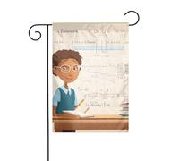 La taille précise de l'image de la leçon de mathématiques YYHWHJDE de ce drapeau de jardin est de 30,5 x 45,7 cm, ce qui est un rapport d'or soigneusement conçu. Il s'adapte parfaitement à la grande