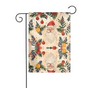 La taille précise de l'image du Père Noël YYHWHJDE de ce drapeau de jardin est de 30,5 x 45,7 cm, ce qui est un rapport d'or soigneusement conçu. Il s'adapte parfaitement à la grande majorité des