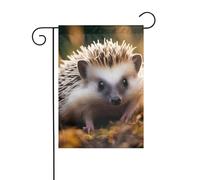 La taille précise de l'image YYHWHJDE Baby Hedgehog de ce drapeau de jardin est de 30,5 x 45,7 cm, ce qui est un rapport d'or soigneusement conçu. Il s'adapte parfaitement à la grande majorité des