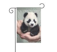 La taille précise de l'image YYHWHJDE Baby Pandas de ce drapeau de jardin est de 30,5 x 45,7 cm, ce qui est un rapport d'or soigneusement conçu. Il s'adapte parfaitement à la grande majorité des