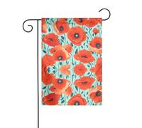La taille précise des fleurs de coquelicot YYHWHJDE de ce drapeau de jardin est de 30,5 x 45,7 cm, ce qui est un rapport d'or soigneusement conçu. Il s'adapte parfaitement à la grande majorité des