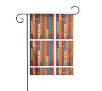 La tapisserie YYHWHJDE avec des motifs vintage. La taille précise de ce drapeau de jardin est de 30,5 x 45,7 cm, ce qui est un rapport d'or soigneusement conçu. Il s'adapte parfaitement à la grande