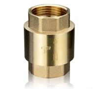 La technologie avancée de clapet anti-retour en laiton offre un contrôle efficace des liquides sur de multiples applications à une taille de 2,5 cm (1,9 cm)