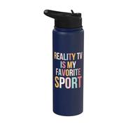 La télé-réalité est mon fan de télé-réalité préféré Stainless Steel Insulated Water Bottle