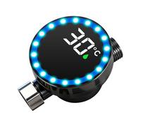 La température visuelle du robinet LED indique l'affichage en temps réel des thermomètres ABS à code couleur pour brûler dans les maisons Capteurs de température d'eau ABS