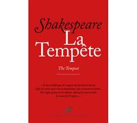 La Tempête / The Tempest Edition bilingue français-anglais - William Shakespeare - Belles Lettres - broché - Théâtre