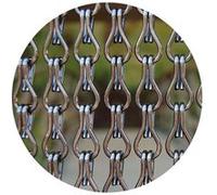 La Tenda - Rideau de porte en aluminium Alusax 90x210 cm Anthracite G