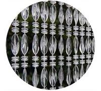 La Tenda - Rideau de porte en perles transparentes Elba 90 x 210 cm Transparent G