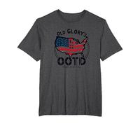 La Tenue du Jour d'Old Glory T-Shirt, Homme Grandes Tailles, Chiné Foncé, 6X Tall