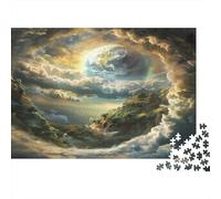 La Terre Cosmique Puzzle 1000 Pièces Adulte avec Clic Parfait, Ensemble De Casse-tête en Puzzle énigme De Compétence Logique pour Un Hobby Créatif, Puzzle À La Meilleure Évaluation 70x50cm/