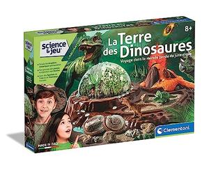 La Terre des Dinosaures Coffret Terrarium Jurassique Figurines Dès 8 Ans | Recrée un écosystème préhistorique miniature complet à observer de très près | initiation à la paléontologie | idée cadeau