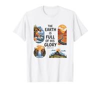 La Terre entière est Pleine de Gloire de Dieu - Ésaïe 6:1-3 T-Shirt