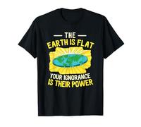 La Terre est plate Design Théories du complot Flat Earth Society T-Shirt