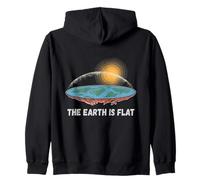 La Terre est Plate, mème Amusant de théorie Scientifique Sweat à Capuche