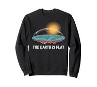 La Terre est Plate, mème Amusant de théorie Scientifique Sweatshirt