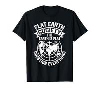 La terre est plate questionne tout Geek Nerd T-Shirt