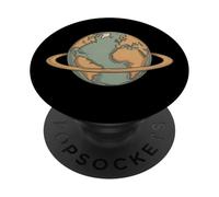 La Terre m'aime J'aime Notre planète - Déclaration d'Eco Warrior PopSockets PopGrip Adhésif
