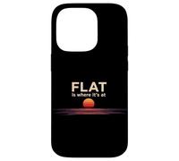 La Terre Plate Est Là Où Ça Se Passe Coque pour iPhone 14 Pro