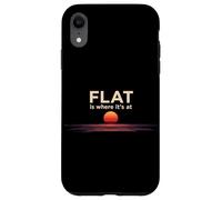 La Terre Plate Est Là Où Ça Se Passe Coque pour iPhone XR