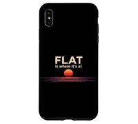La Terre Plate Est Là Où Ça Se Passe Coque pour iPhone XS Max