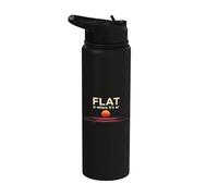La Terre Plate Est Là Où Ça Se Passe Stainless Steel Insulated Water Bottle