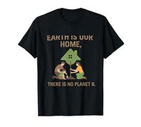 La Terre respectueuse de l'environnement est notre maison, pas de planète B T-Shirt