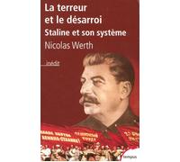 Nicolas Werth – La terreur et le désarroi – Staline et son système – Poche