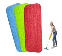 La tête de balai pulvérisateur est un paquet de trois pièces (3, rouge, vert, bleu)