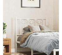 La tête de lit classique en acier blanc 75 cm offre un excellent soutien du dos lorsque vous lisez ou regardez la télévision.
