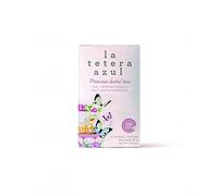 LA TETERA AZUL Assortiment d'Infusions. Ensemble d'infusions de thé vert, thé rouge, hibiscus, rooibos, gingembre, citron, baies de la forêt, chai latte et menthe. 21 sachets de 1,5 grammes